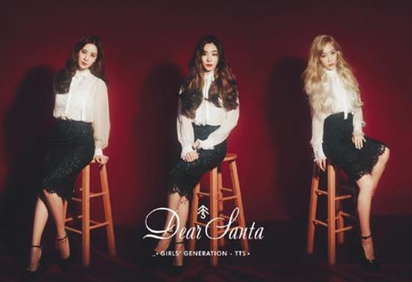 MUSIC PLAZA Poster 태티서 / 소녀시대 | TTS / GIRL'S GENERATION SNSD<br/>DEAR SANTA - RED VERSION<br/>24" X 36"
