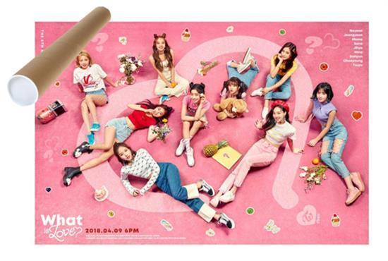 MUSIC PLAZA Poster 트와이스 | Twice | WHAT IS LOVE - A VERSION POSTER