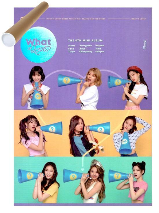 MUSIC PLAZA Poster 트와이스 | Twice | WHAT IS LOVE - B VERSION POSTER