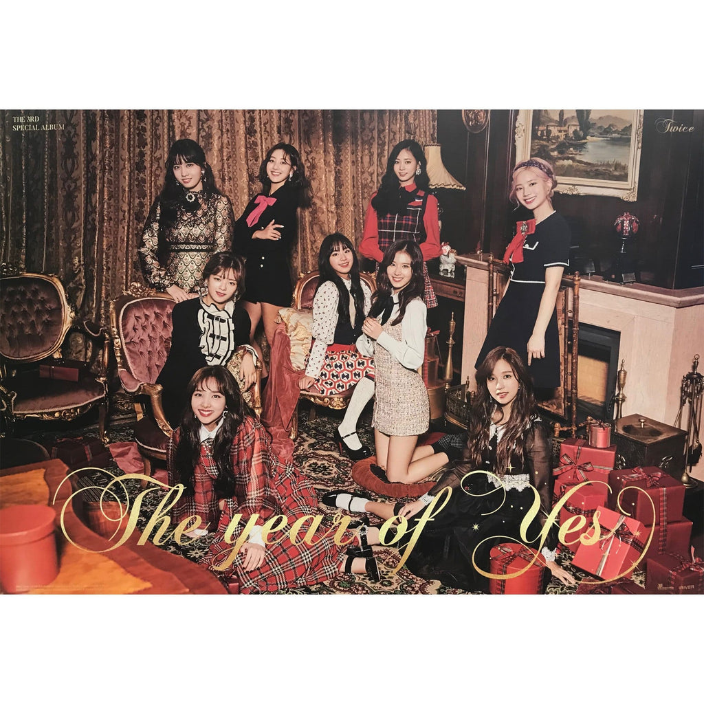 MUSIC PLAZA Poster A. ver 트와이스 | TWICE | THE 3RD SPECIAL ALBUM [ THE YEAR OF YES ] | POSTER