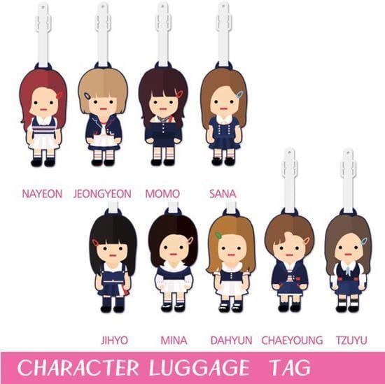 MUSIC PLAZA Goods NAYEON Twice | 트와이스 | THE OPENING ENCORE CONCERT GOODS<br/>CHARACTER LUGGAGE TAG