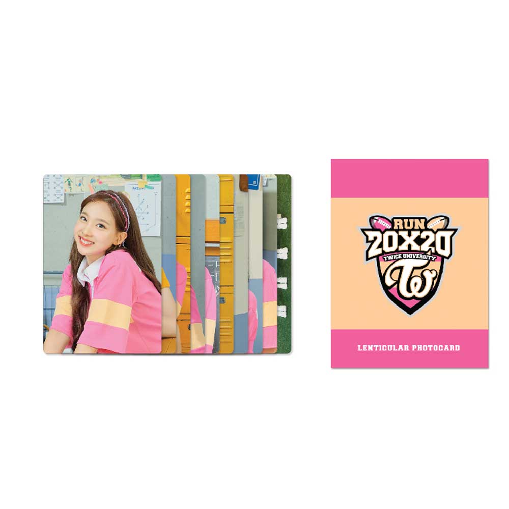 트와이스 | TWICE [ LENTICULAR PHOTO CARD ] RUN 20X20