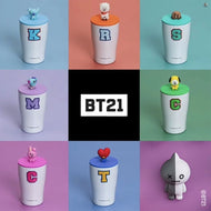 A TWOSOME PLACE * BT21 FIGURE STAINLESS CUP | OFFICIAL MD