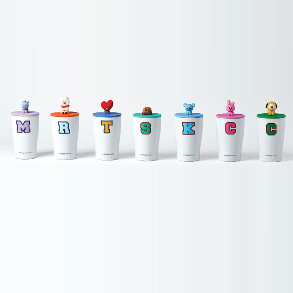 A TWOSOME PLACE * BT21 FIGURE STAINLESS CUP | OFFICIAL MD
