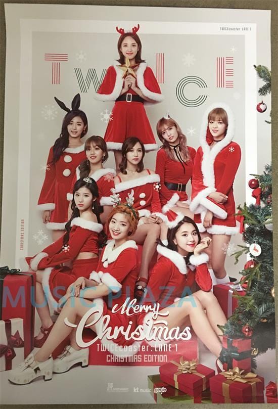 MUSIC PLAZA Poster 트와이스 | Twice | CHRISTMAS EDITION | POSTER