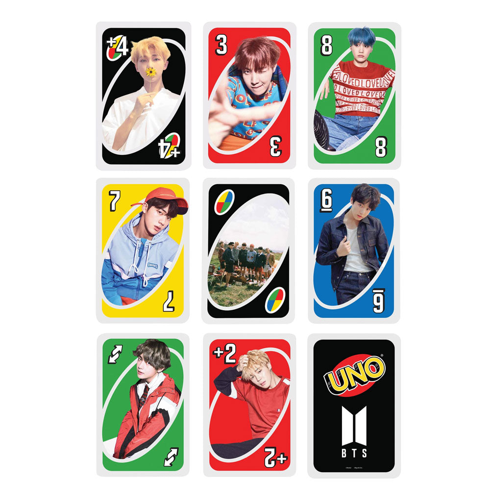 방탄소년단 | BTS X MATTEL GIANT UNO CARD SET - Music Plaza