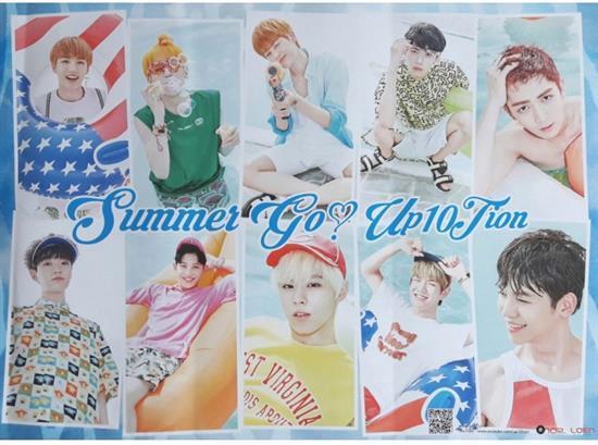 MUSIC PLAZA Poster 업텐션 | UP10TION<br/>SUMMER GO POSTER<br/>POSTER ONLY