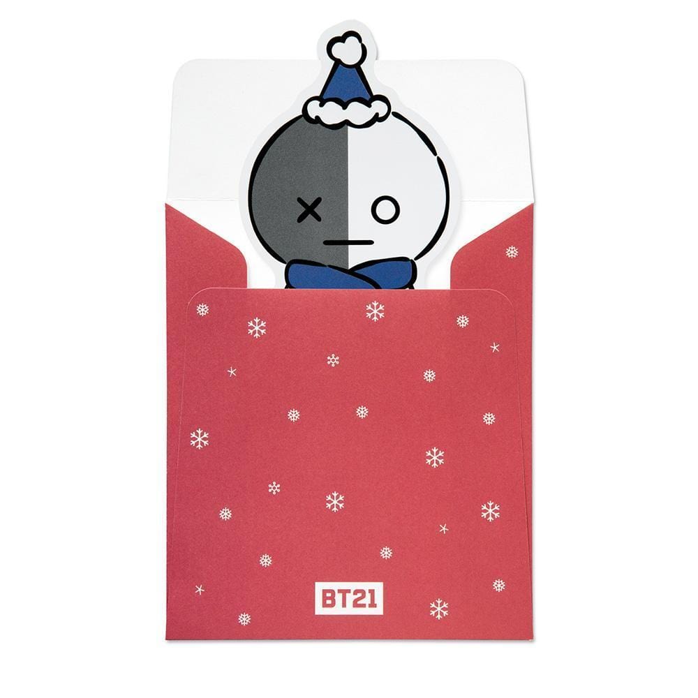 MUSIC PLAZA Goods WINTER BT21 [ VAN ] MESSAGE CARD