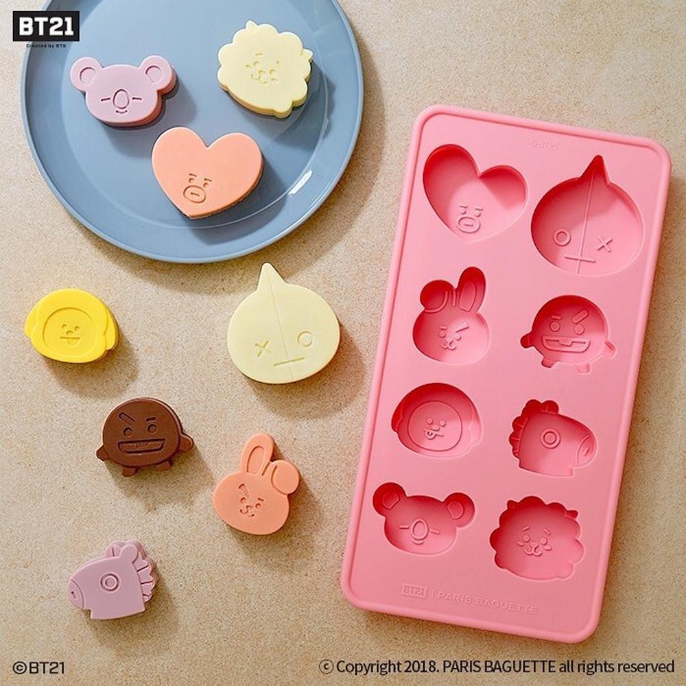 MUSIC PLAZA Goods BT21 PARIS BAGUETTE ICE, JELLY & COOKIE TRAY | BTS