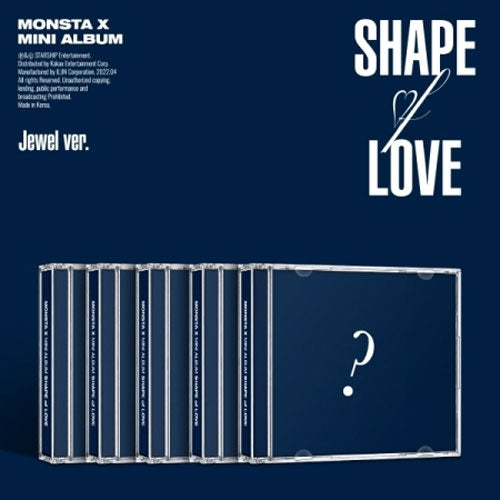몬스타엑스 | MONSTA X 11TH MINI ALBUM [ SHAPE of LOVE ] JEWEL CASE VER.
