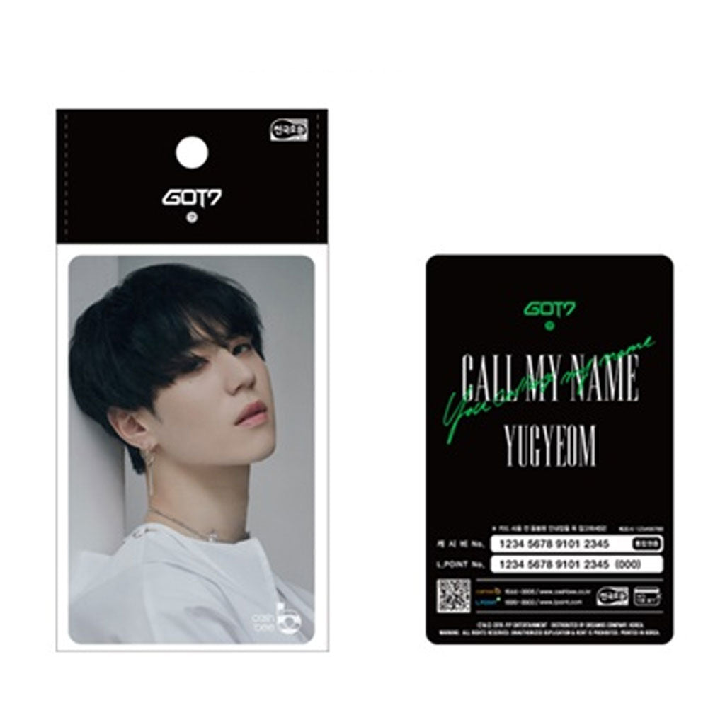 GOT7 * CASHBEE TRAFFIC CARD [ CALL MY NAME ]