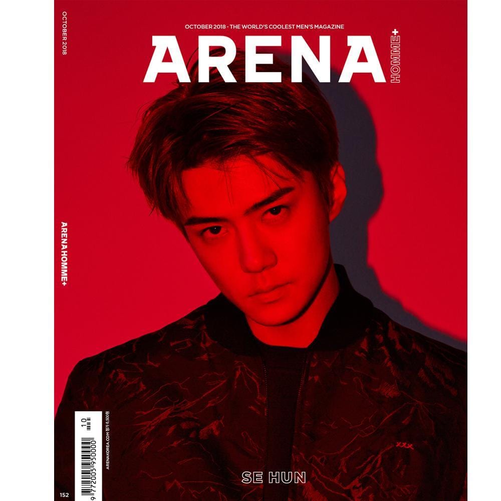 MUSIC PLAZA Magazine A COVER ARENA HOMME + OCTOBER 2018  COVER - SEHUN [ EXO ] KOREA MAGAZINE