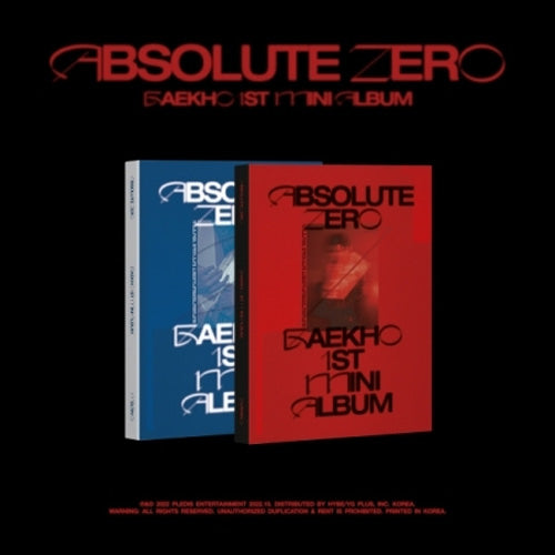 백호 | BAEKHO 1ST MINI ALBUM [ ABSOLUTE ZERO ]