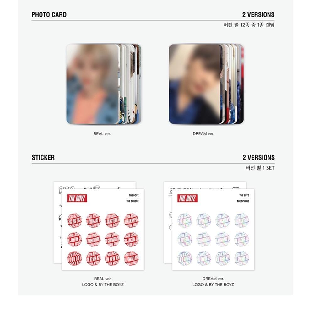 MUSIC PLAZA CD Real Version The Boyz | 더보이즈 | 1st Single Album | The Sphere