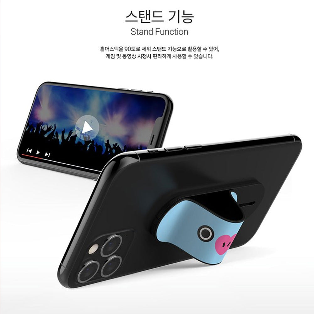 BT21 FACE HOLDER STICK PHONE STANDING