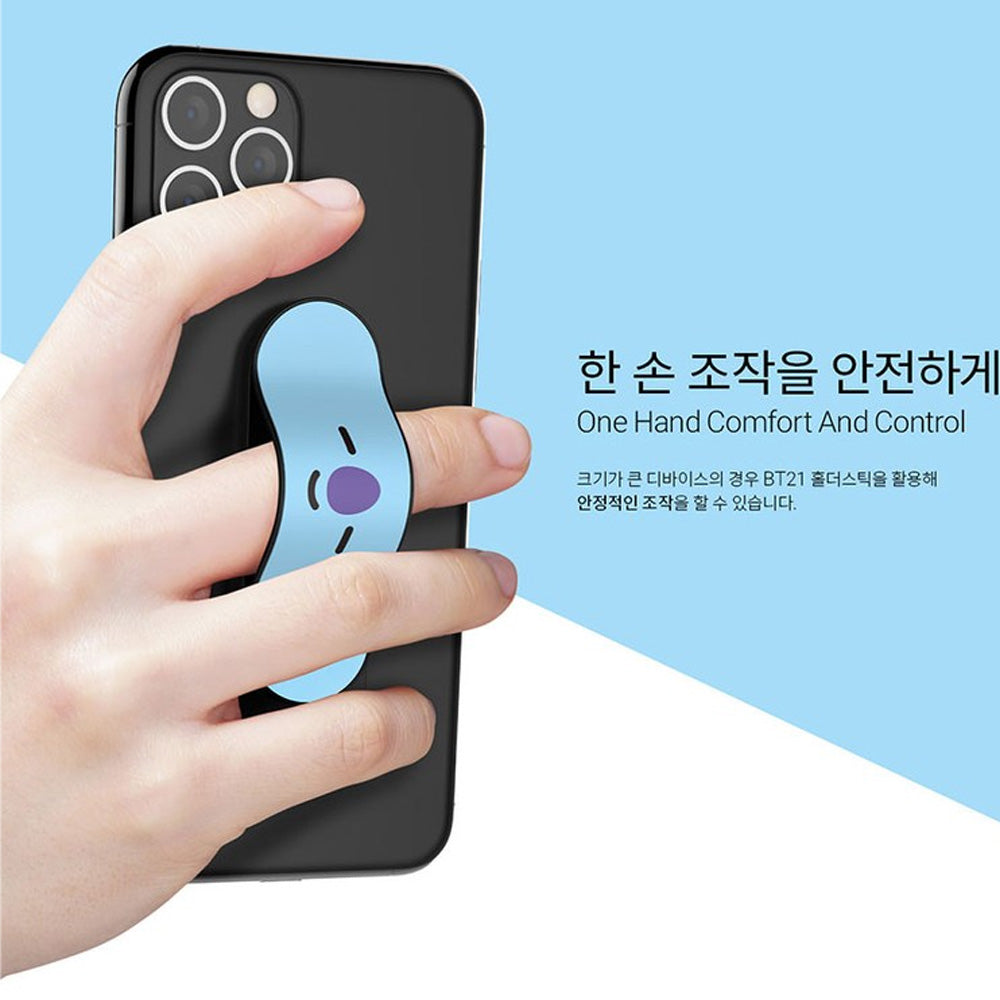 BT21 FACE HOLDER STICK PHONE STANDING