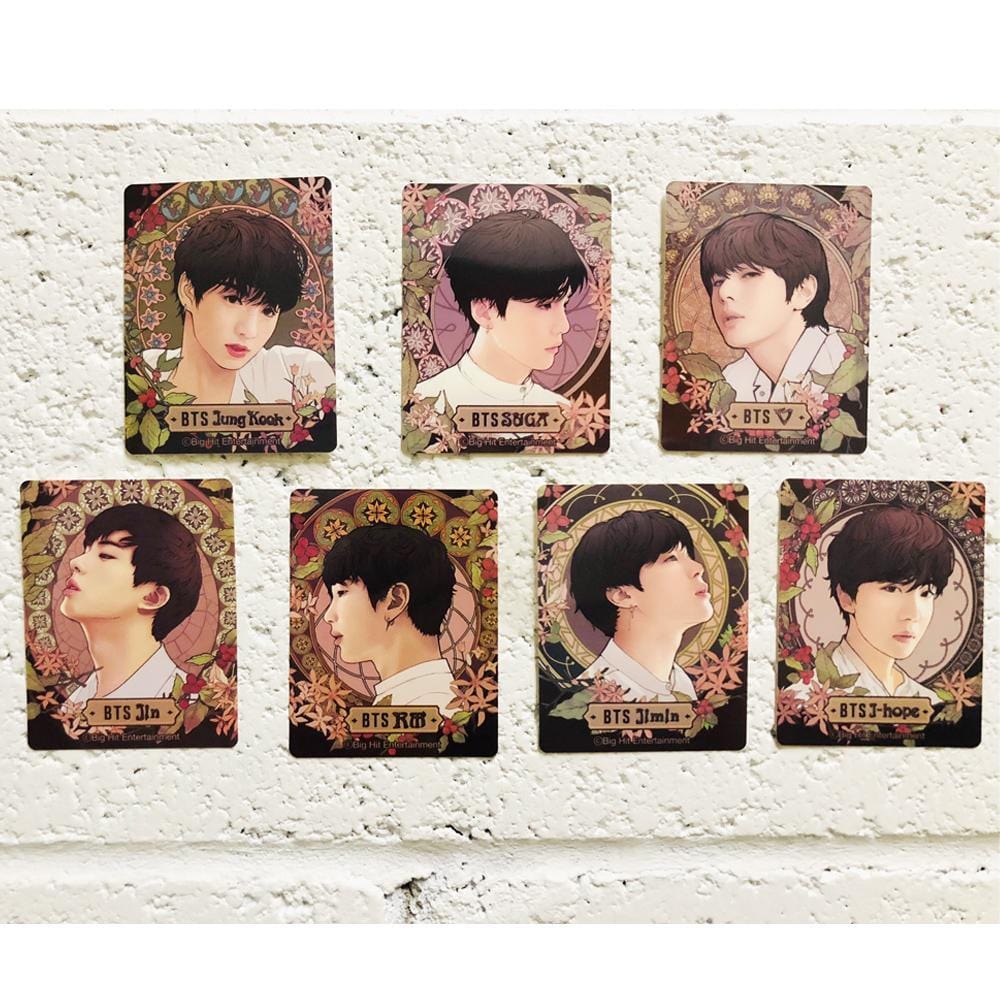 방탄소년단 | BTS COLD BREW COFFEE STICKER + PHOTOCARD SET - Music
