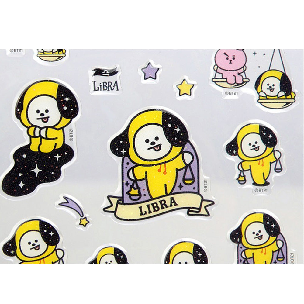 BT21 [ ZODIAC ] EPOXY STICKER - Music Plaza