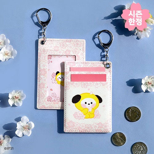 【まとめ売り/レア】BTS bt21 mininiキャンバスボードトレカ BT21 [ MININI CHERRY BLOSSOM ] CARD HOLDER - Music Plaza