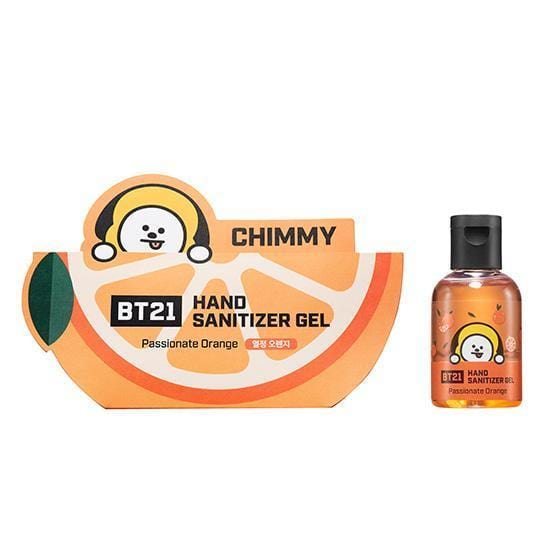 MUSIC PLAZA Goods BT21 Hand Sanitizer Gel [ Chimmy ] Passionate Orange