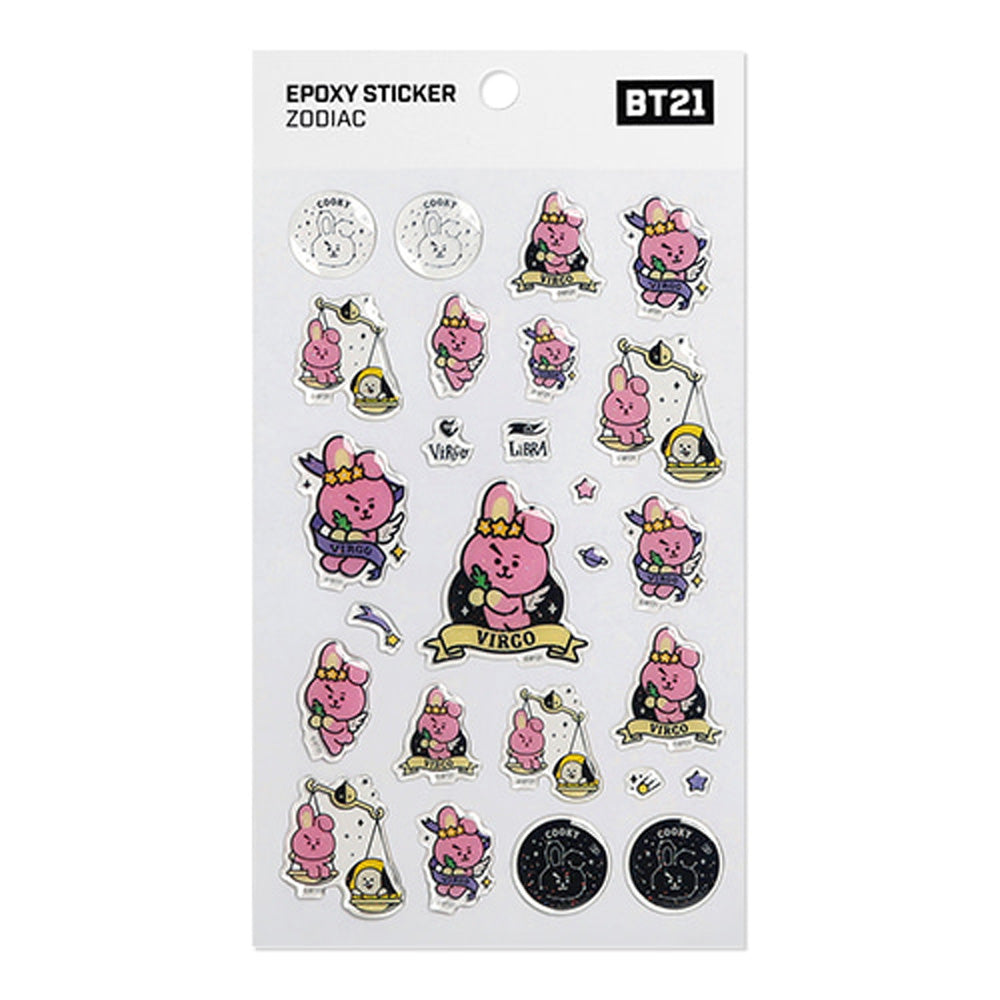 BT21 [ ZODIAC ] EPOXY STICKER - Music Plaza