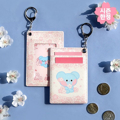 BT21 [ MININI CHERRY BLOSSOM ] CARD HOLDER - Music Plaza