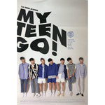 MUSIC PLAZA Poster B. ver 마이틴 | MY TEEN | 1st mini album -MYTEEN GO | POSTER