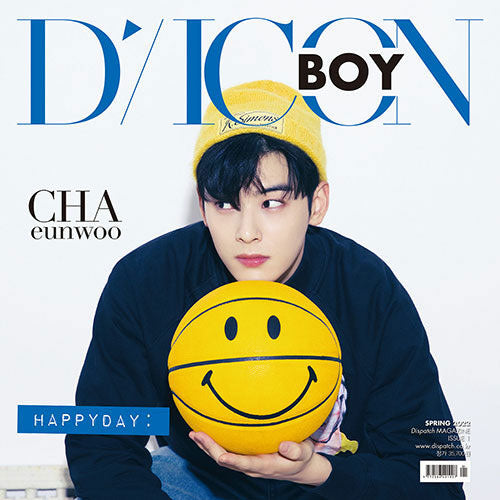 디아이콘 | D-ICON BOY ISSUE N.1 [ CHA EUNWOO ] D VER. ( CLOSE UP PHOTO BOOK + ECO BAG + PHOTOCARD )
