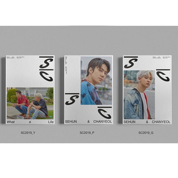 세훈 & 찬열 | EXO-SC 1ST MINI ALBUM [ WHAT A LIFE ] - Music Plaza