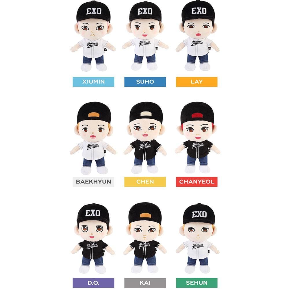MUSIC PLAZA Goods XIUMIN EXO OFFICIAL PLUSH DOLL | DOLL + T-SIRTS+ HOOD | SM OFFICIAL GOODS