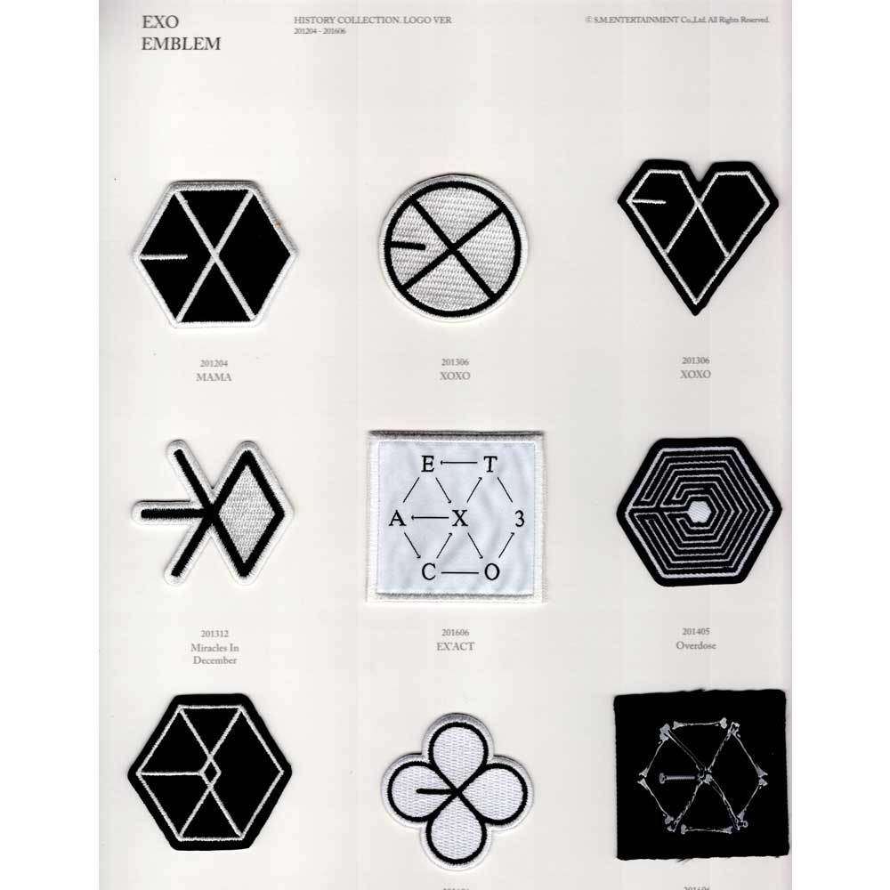 MUSIC PLAZA Goods EXO | OFFICIAL Emblem History Collection