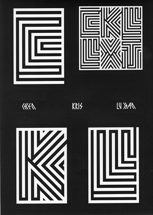 엑소 | EXO [ FROM. EXOPLANET #1 ] REFORM STICKER - Music Plaza