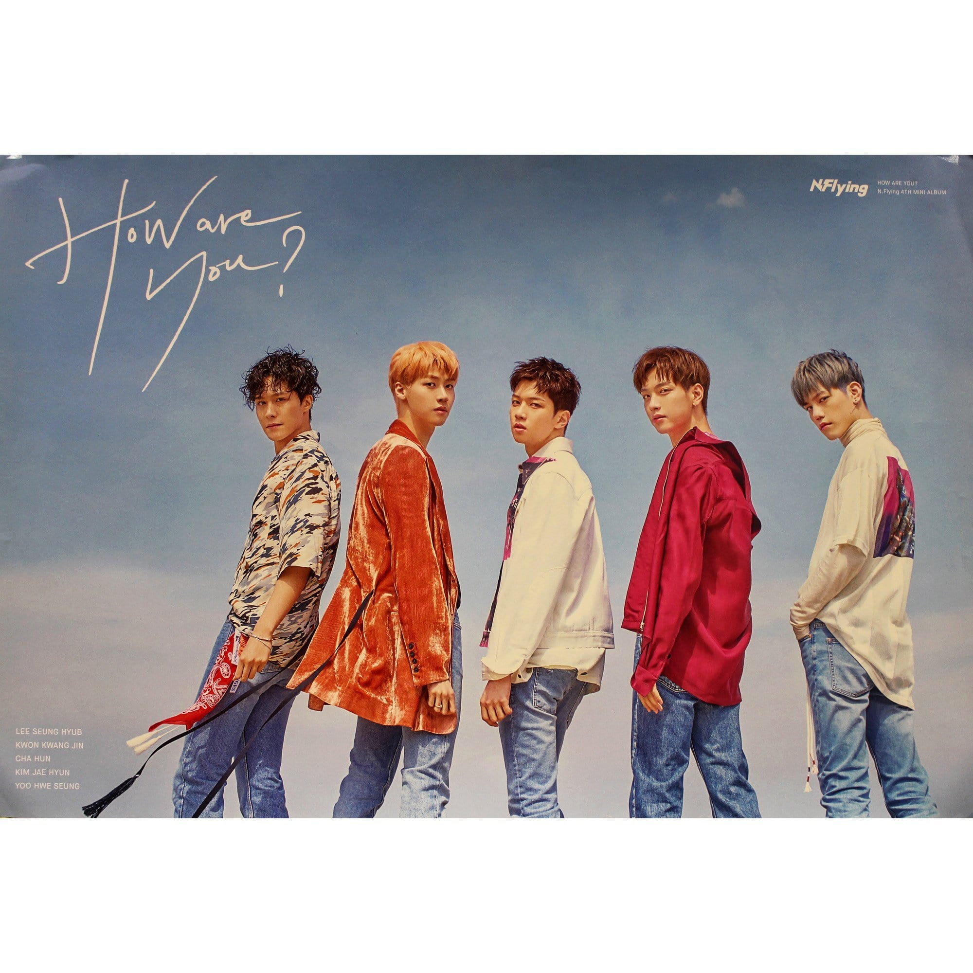 엔플라잉 | N.FLYING | 4TH MINI ALBUM [ HOW ARE YOU? ] | POSTER