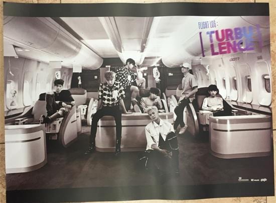 MUSIC PLAZA Poster 갓세븐 | GOT7 | FLIGHT LOG : TURBULENCE B TYPE POSTER