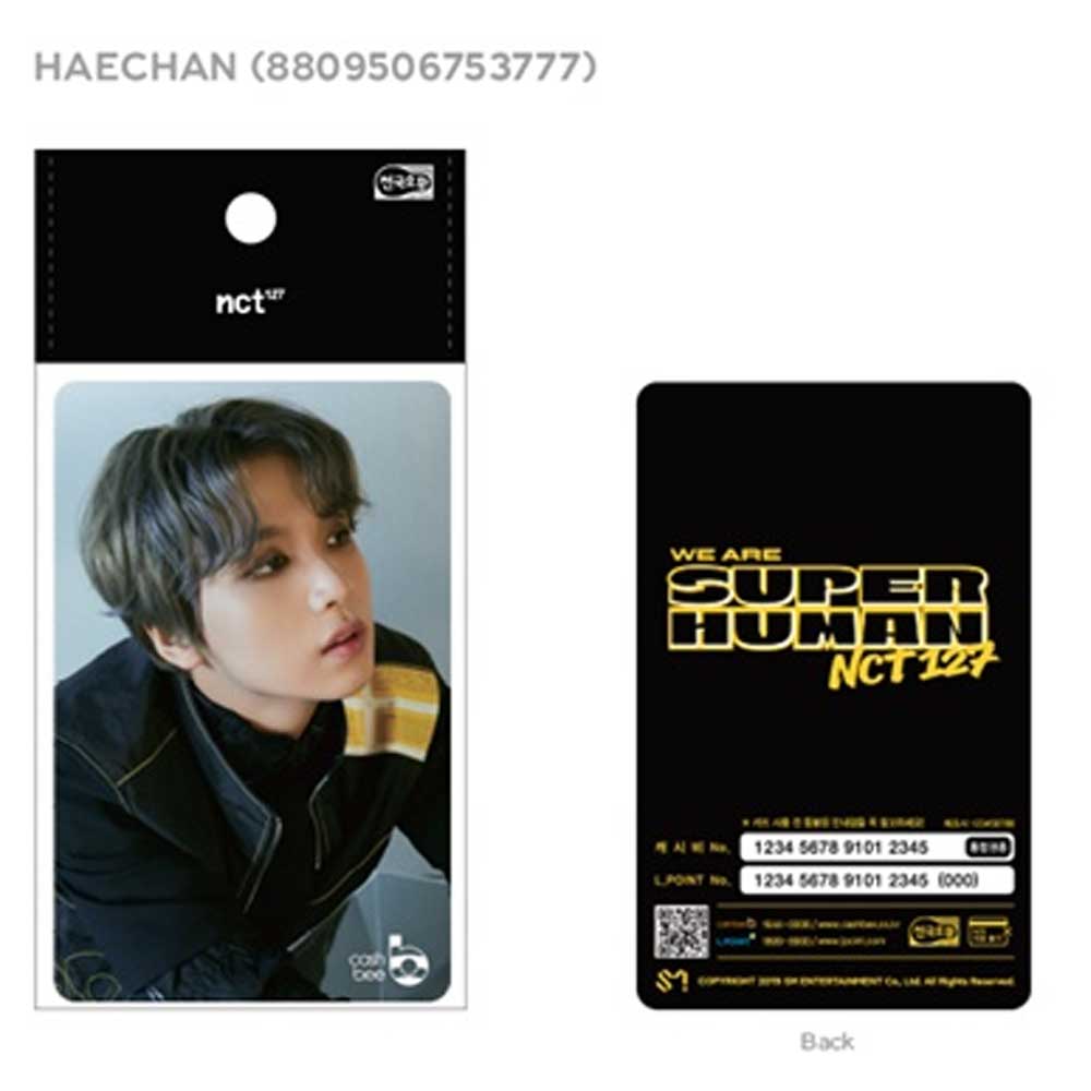 NCT 127 [ HAECHAN ] KOREA TRAFFIC CARD * CASHBEE