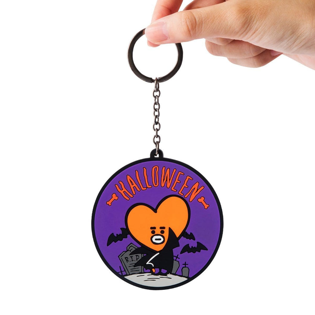 MUSIC PLAZA Goods TATA BT21 OFFICIAL HALLOWEEN SILICON KEY RING