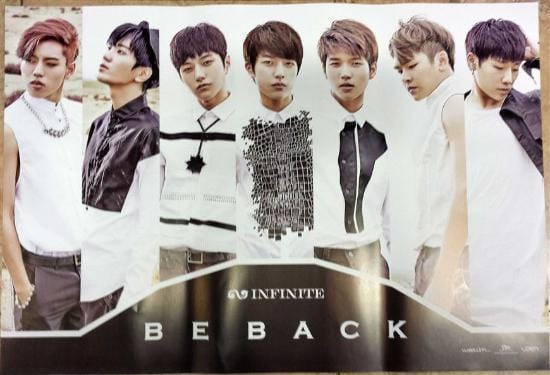 MUSIC PLAZA Poster 인피니트 | INFINITE<br/>Be Back - Ver.B<br/>30.5" X 21"