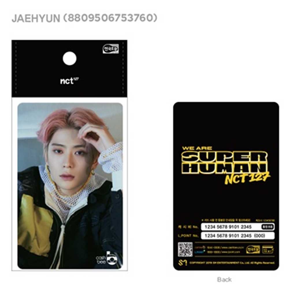 NCT 127 [ JAEHYUN ] KOREA TRAFFIC CARD * CASHBEE