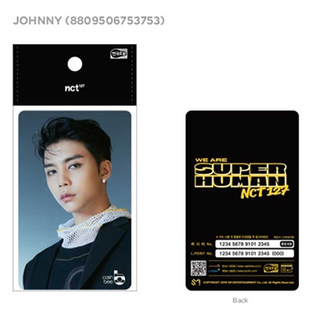NCT 127 [ JOHNNY ]  KOREA TRAFFIC CARD * CASHBEE
