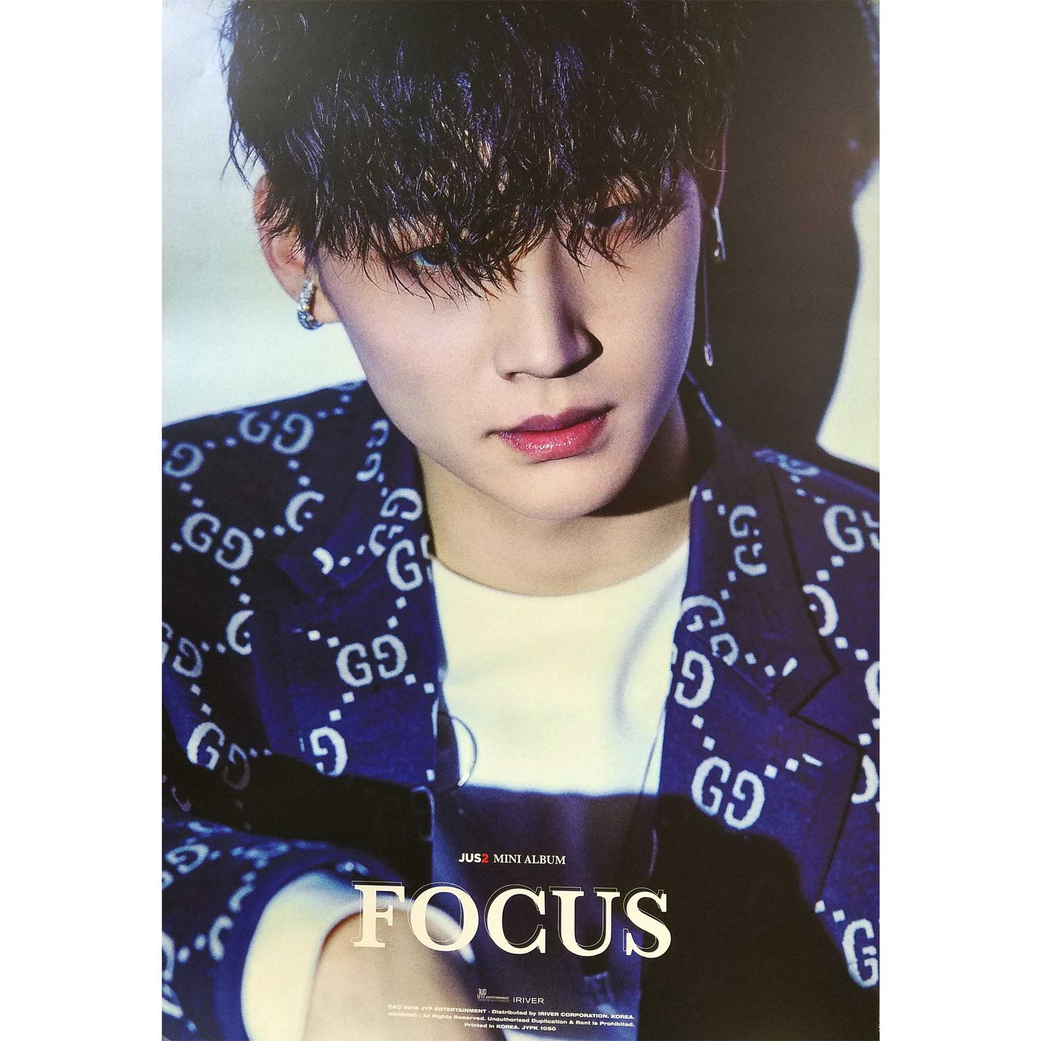 저스투 | JUS2 | 1ST MINI ALBUM [ FOCUS ] | (JB VER.) POSTER ONLY