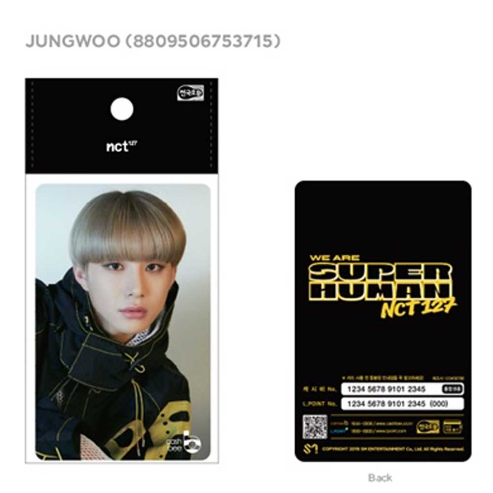 NCT 127 [ JUNGWOO ] KOREA TRAFFIC CARD * CASHBEE