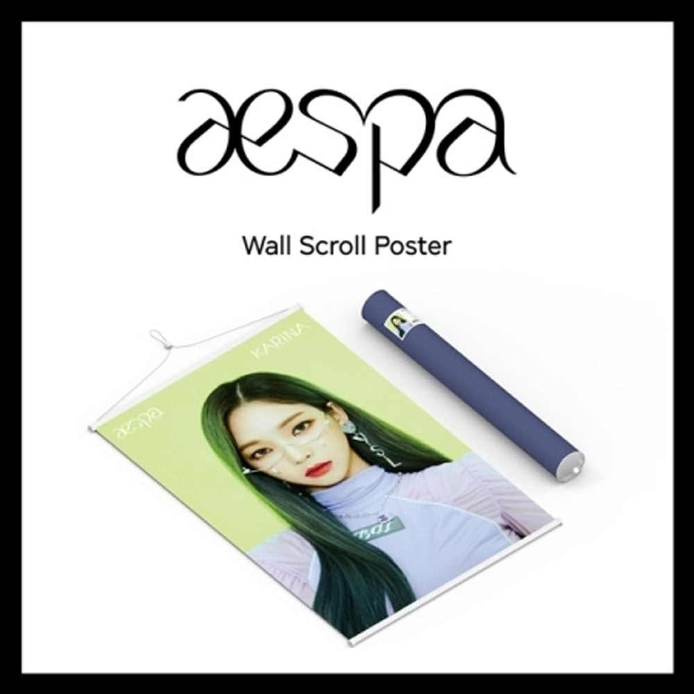 에스파 | AESPA [ BLACK MAMBA ] WALL SCROLL POSTER