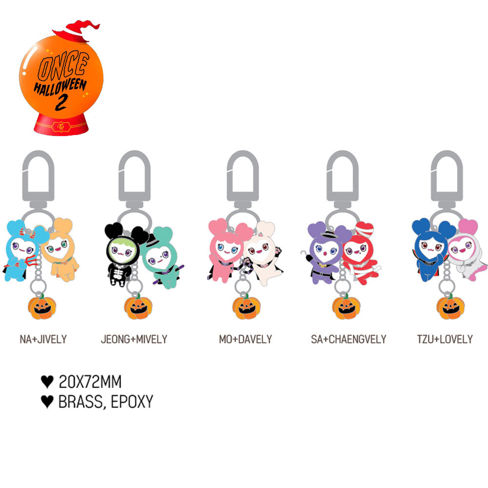 TWICE LOVELY MINI KEYRING [ FANMEETING ONCE HALLOWEEN 2 ] 