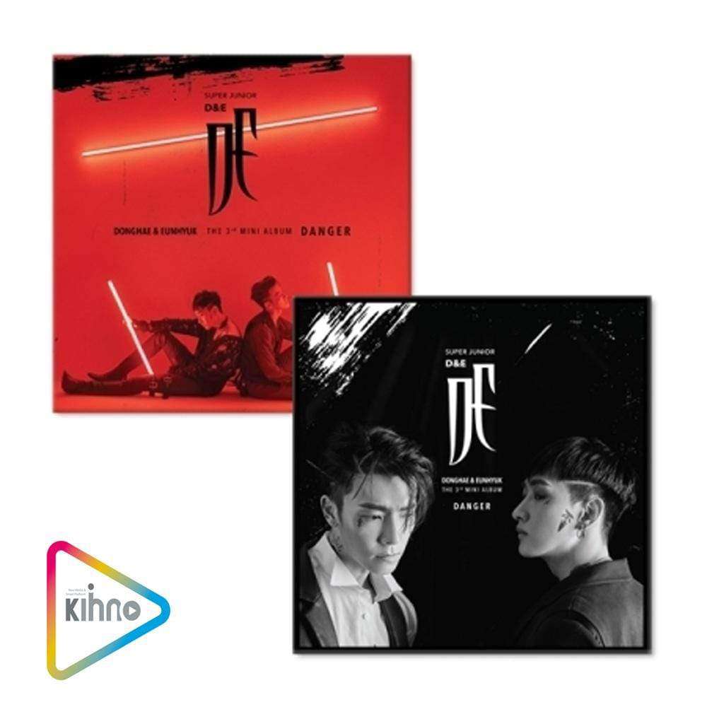 MUSIC PLAZA CD RED 슈퍼주니어 | SUPER JUNIOR D&E 3RD MINI ALBUM [ DANGER ] KIHNO KIT