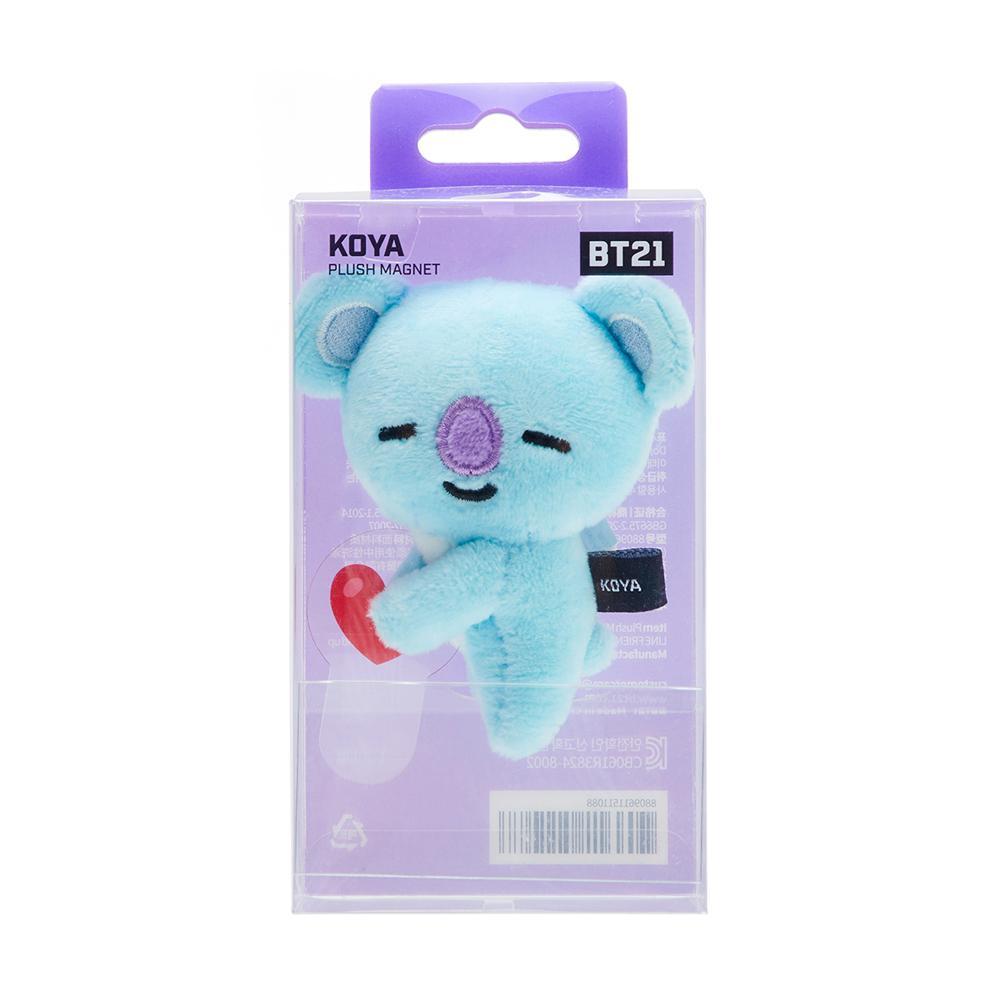 MUSIC PLAZA Goods TATA BT21 OFFICIAL GOODS [ PLUSH MAGNET ] * BTS