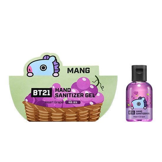 MUSIC PLAZA Goods BT21 Hand Sanitizer Gel [ Mang ] Heart Grape