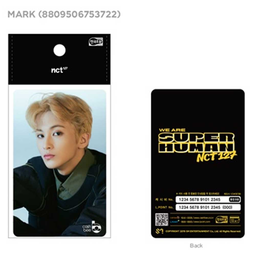 NCT 127 [ MARK ] KOREA TRAFFIC CARD * CASHBEE