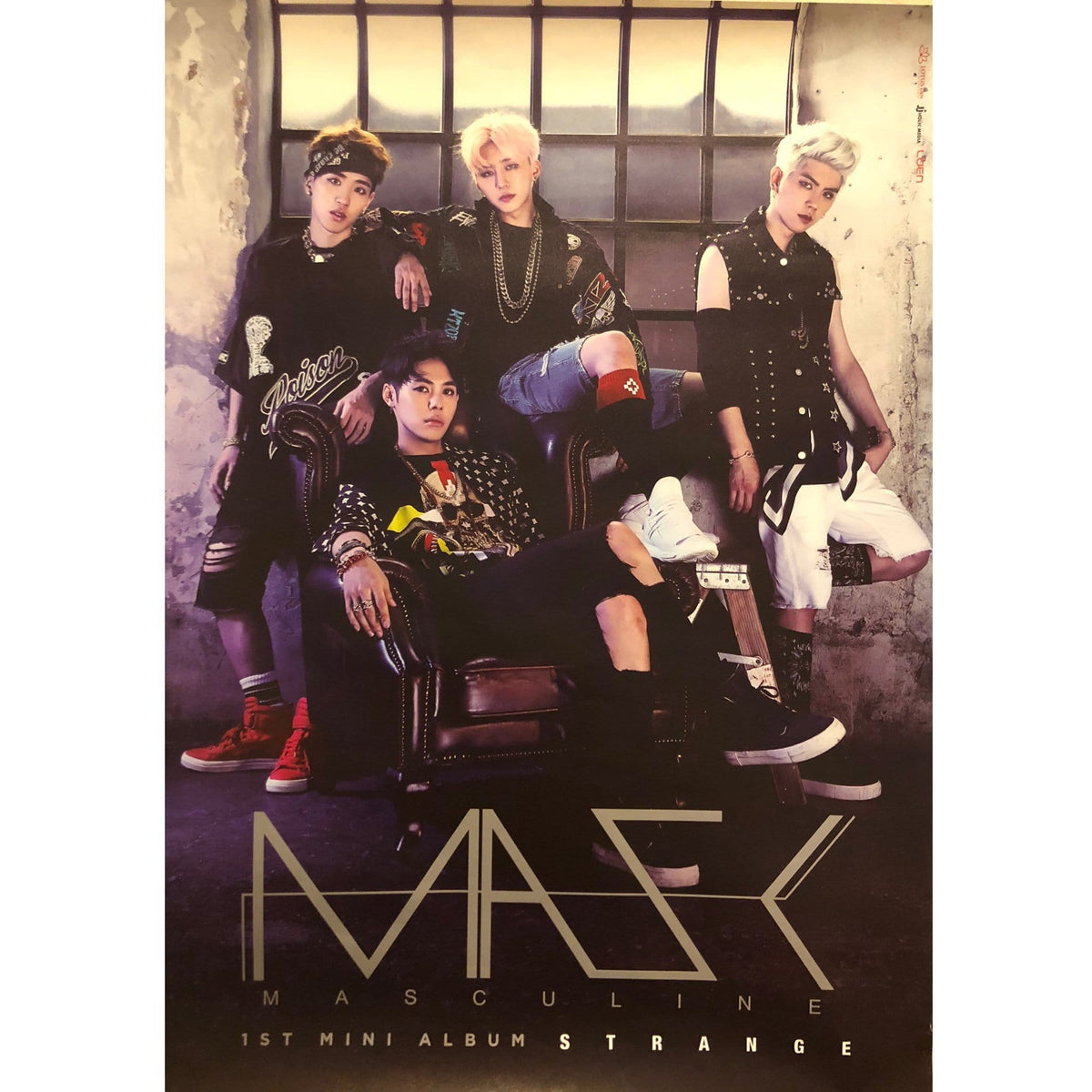 MUSIC PLAZA Poster 마스크 | MASC - STRANGE - 1ST MINI ALBUM POSTER