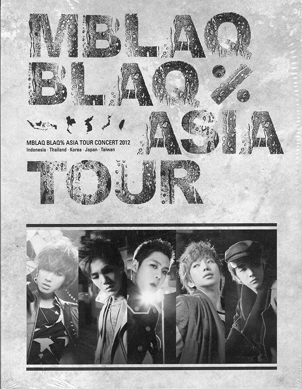 엠블랙 | MBLAQ 2012 ASIA TOUR [ BLAQ% ] DVD AUTOGRAPHED