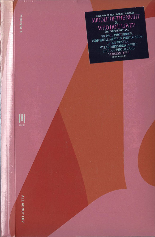 몬스타엑스 | MONSTA X 1ST ENGLISH ALBUM [ ALL ABOUT LUV ] PHOTOBOOK VERSION